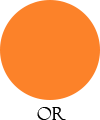 オレンジ色